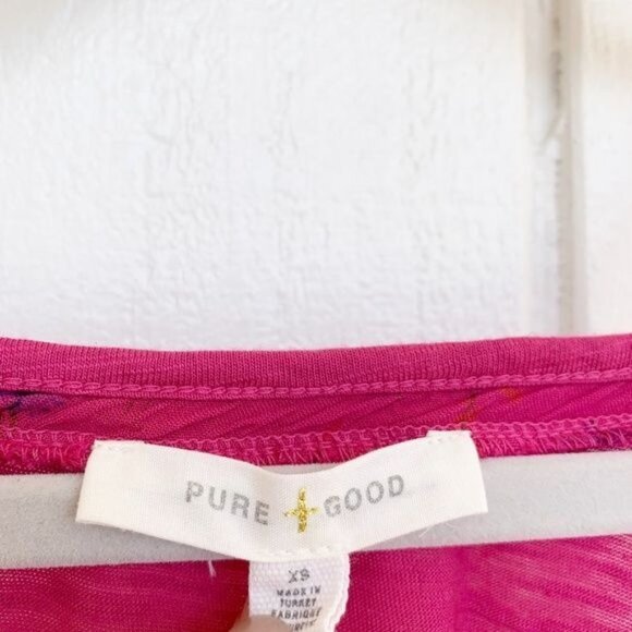Anthropologie Pure + Good Pink Tank Top Women's Size X-Small XS - Picture 3 of 5